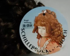 SUPER OFERTA **40%** Peluca Color Moreno pelo sintético Karin Hobby - Synthetical Doll Wig Moreno 25-27cm.