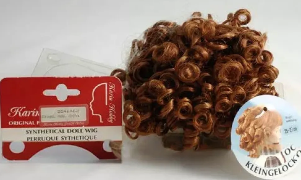 SUPER OFERTA **40%** Peluca Color Roble pelo sintético Karin Hobby - Synthetical Doll Wig 5546462