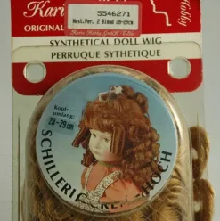 SUPER OFERTA **40%** Peluca Color Rubio pelo sintético Karin Hobby - Rubio 28-29 cm.
