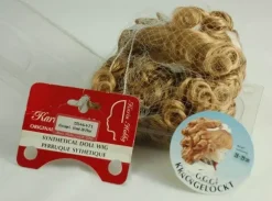 SUPER OFERTA **40%** Peluca Color Rubio pelo sintético Karin Hobby - Synthetical Doll Wig Rubio 28-29 cm.