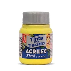 SUPER OFERTA **40%** Pintura Para Tela Mate Amarillo Canario Acrilex 37ml
