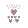 SUPER OFERTA **50% Plantilla de Stencil V-149 Corazones 15x21cm Dayka