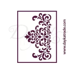 SUPER OFERTA **50%** Plantilla de Stencil T-3179 Brocado 21x30cm Dayka
