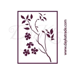 SUPER OFERTA **50%** Plantilla de Stencil T-3191 Capuchina 21x30cm Dayka