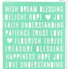 SUPER OFERTA **40%** Plantilla de stencil Wish Heidi Swapp