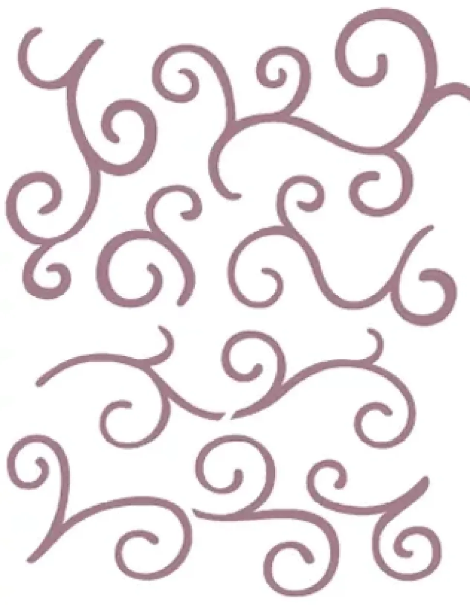 SUPER OFERTA **50%** Plantilla de Stencil D-103 Volutas 15x21cm Dayka