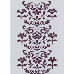 SUPER OFERTA **50%** Plantilla de Stencil T-3058 Ornamentación clavel 21x30cm Dayka
