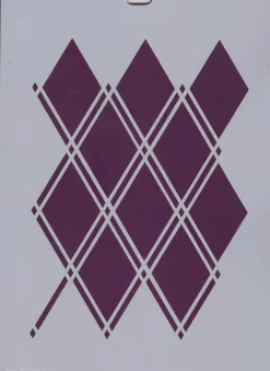 SUPER OFERTA **50%** Plantilla de Stencil T-3024 Rombos 21x30cm Dayka