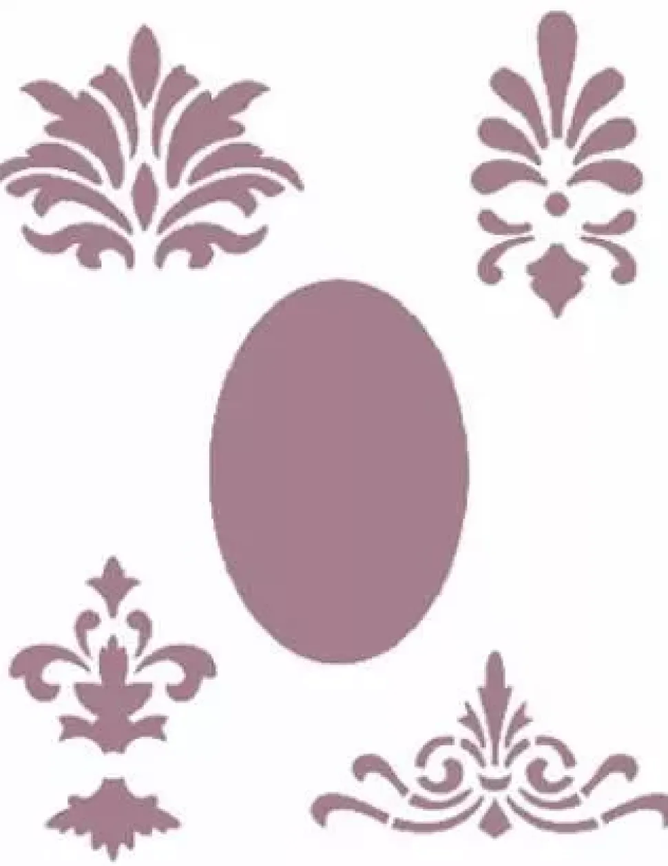 SUPER OFERTA **50% Plantilla de Stencil V-133 Ornamentación 15x21cm Dayka