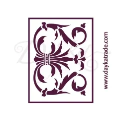 SUPER OFERTA **50%** Plantilla de Stencil T-3182 Brocado 21x30cm Dayka