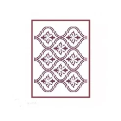 SUPER OFERTA **50%** Plantilla de Stencil T-3124 Fondo 21x30cm Dayka