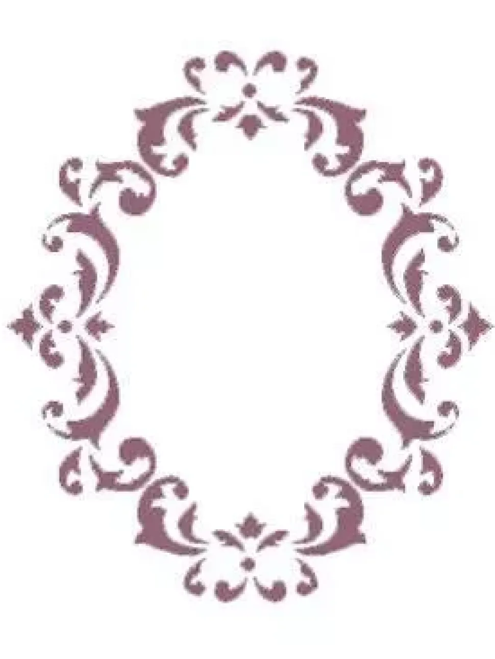 SUPER OFERTA **50% Plantilla de Stencil V-215 Marco 15x21cm Dayka