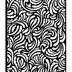 SUPER OFERTA **40%** Plantilla de stencil Textura Songs Of The Sea Stamperia 20x25cm