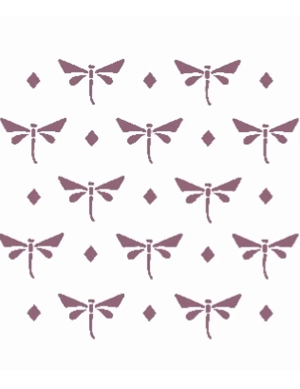 SUPER OFERTA **40%** Plantilla de Stencil A5 V-177 Libélulas 15x21cm Dayka