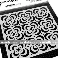 SUPER OFERTA **40%** Plantilla de Stencil Floreciendo Carabelle 15x15cm