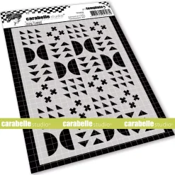 SUPER OFERTA **40%** Plantilla de Stencil Geometric #05 Carabelle A6