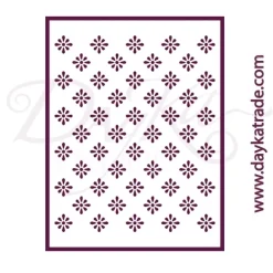 SUPER OFERTA **40%** Plantilla de Stencil T-3258 Fondo 21x30cm Dayka