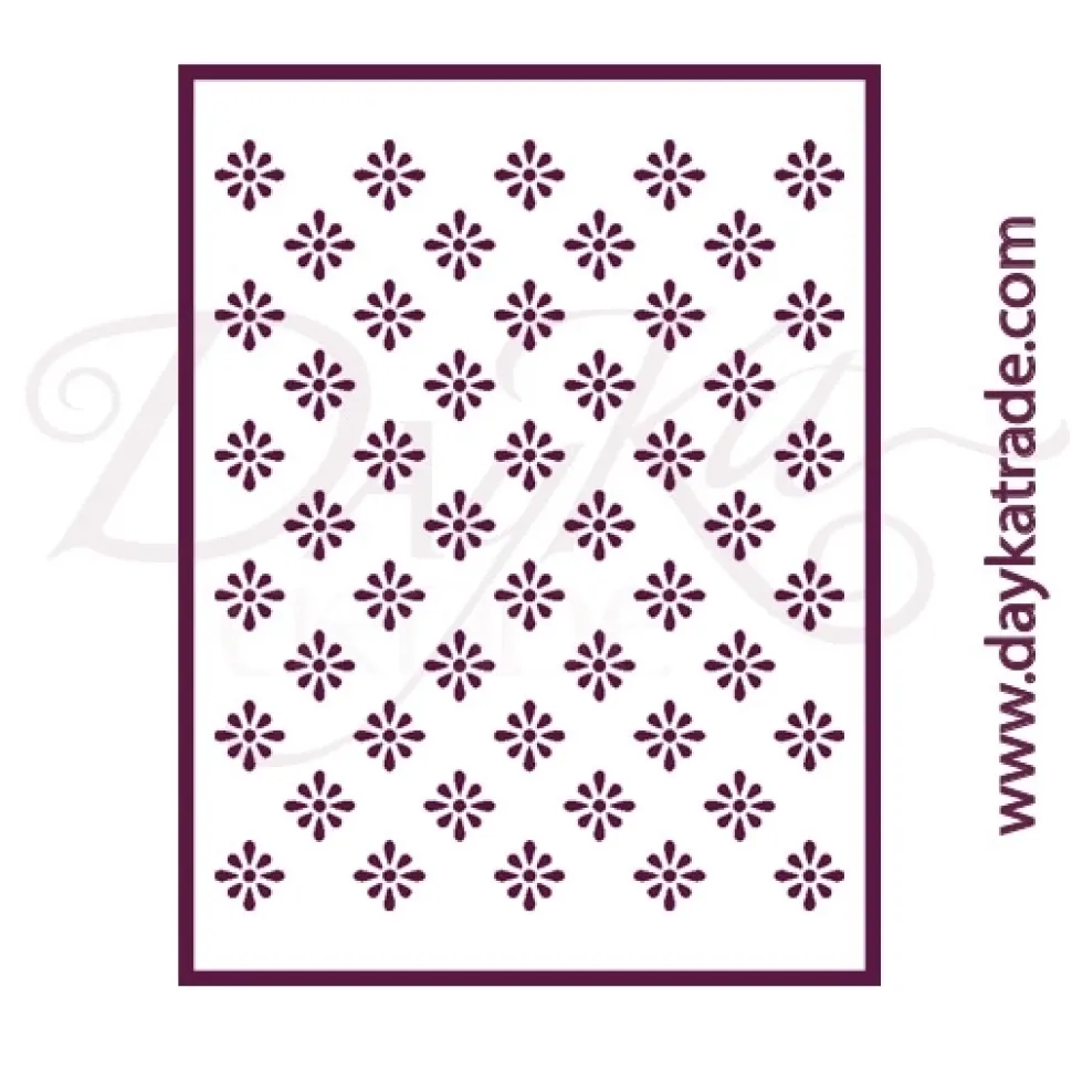 SUPER OFERTA **40%** Plantilla de Stencil T-3258 Fondo 21x30cm Dayka