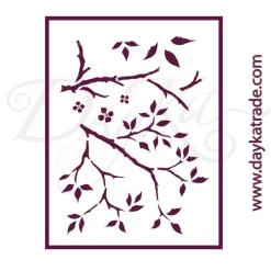 SUPER OFERTA **40%** Plantilla de Stencil T-3262 Fondo Ramas 21x30cm Dayka