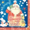 SUPER OFERTA **40%** Servilletas de Papel Papá Noel Surprise Stamperia 33x33cm