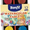 SUPER OFERTA **50%** Set 12 Acuarelas Bonfil