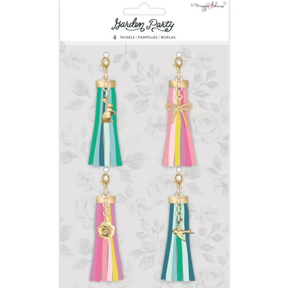 SUPER OFERTA **40%** Set 4 Borlas Garden Party Maggie Holmes