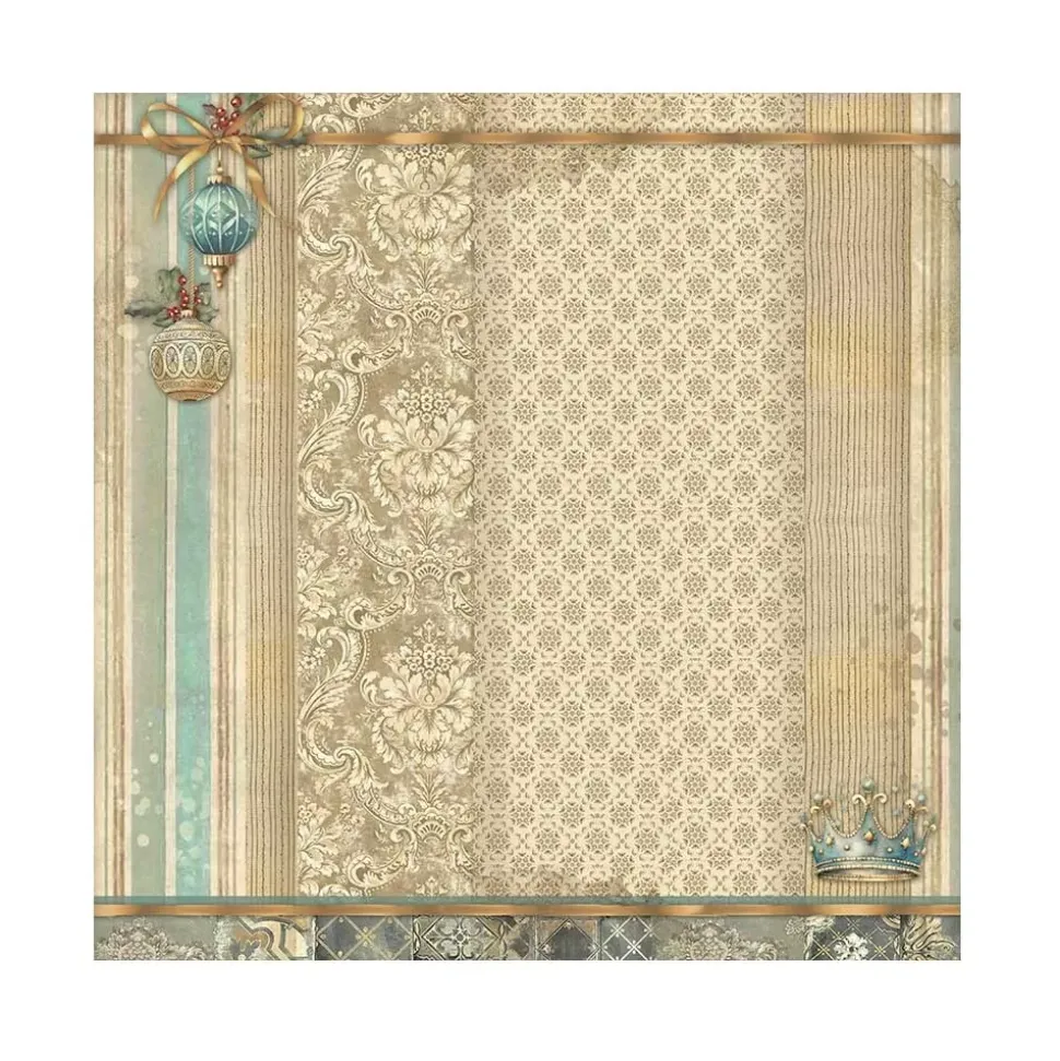 SUPER OFERTA **30%** Set 4 hojas de tela Fabric The Nutcracker Stamperia