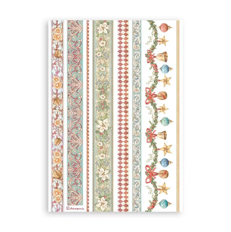 SUPER OFERTA **30%** Set 8 hojas de Washi tape The Nutcracker Stamperia