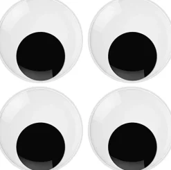 SUPER OFERTA **40%** Set 12 Ojos Movibles Redondos Hobby Time 18mm