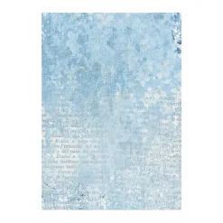 SUPER OFERTA **40%** Set 8 papeles de arroz Backgrounds Blue Land Stamperia 10x15cm