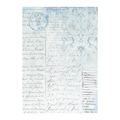 SUPER OFERTA **40%** Set 8 papeles de arroz Backgrounds Blue Land Stamperia 10x15cm