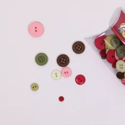 SUPER OFERTA **40%** Set de 60 Botones Multicolor Stamperia