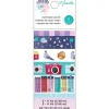 SUPER OFERTA **40%** Set de 6 washi tapes Sparkle City Shimelle