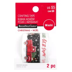 SUPER OFERTA **50%** Set de 2 washi tapes Say Freeze snowman Recollections