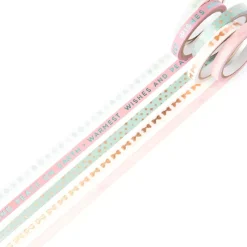 SUPER OFERTA **40%** Set de 5 washi tapes Romantic Narrows Craft Smith