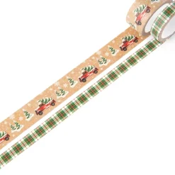 SUPER OFERTA **50%** Set de 2 washi tapes Farmhouse truck Recollections