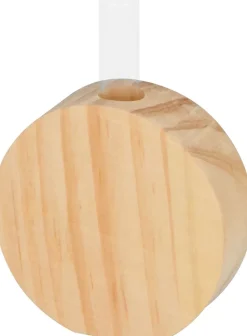 SUPER OFERTA **40%** Set de Jarrones de Madera Circular Artemio