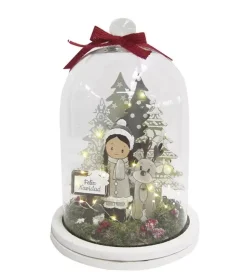 SUPER OFERTA **40%** Set de siluetas en DM Niña con renos y abetos