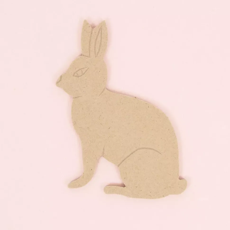 SUPER OFERTA **40%** Silueta de Madera Conejo 10x13cm
