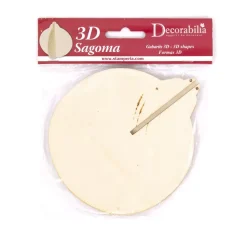 SUPER OFERTA **60%** Silueta de Madera Bola De Navidad 3D Stamperia