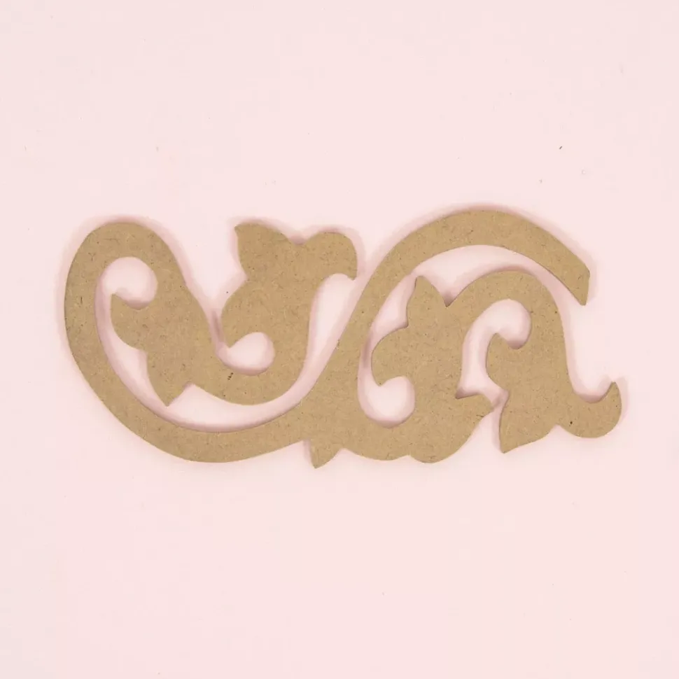 SUPER OFERTA **40%** Silueta de Madera Filigrana 9x18cm