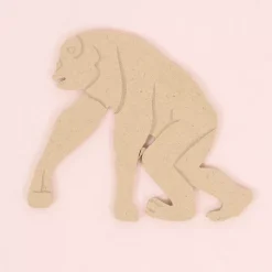 SUPER OFERTA **40%** Silueta de Madera Orangután 10x13cm