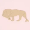 SUPER OFERTA **40%** Silueta de Madera León 8x19cm