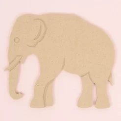 SUPER OFERTA **40%** Silueta de Madera Elefante 14x15cm