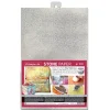 SUPER OFERTA **30%** Stone Paper Plateado Stamperia
