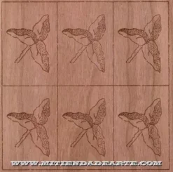 SUPER OFERTA **40%** Taracea para marquetería 6104 Flor de Edelweiss