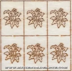 SUPER OFERTA **40%** Taracea para marquetería 5901 Flor vertical