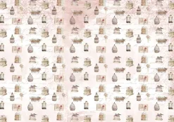 SUPER OFERTA **40%** Tela de Encuadernar Un Día Mágico Detalles PapersForYou 70x50cm