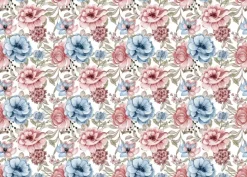 SUPER OFERTA **40%** Tela de Encuadernar Flower Mix PapersForYou 70x50cm