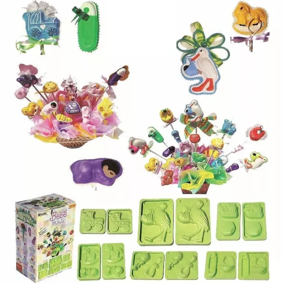 SUPER OFERTA **70%** Thikas 04 Bebé Minis. Moldes para termoformados